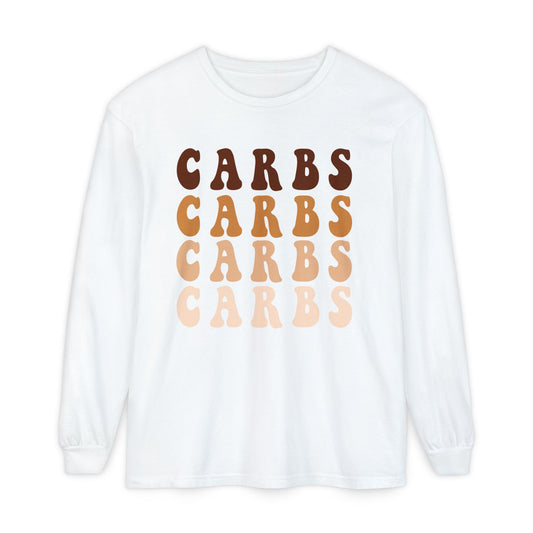 CARBS Unisex Garment-dyed Long Sleeve T-Shirt