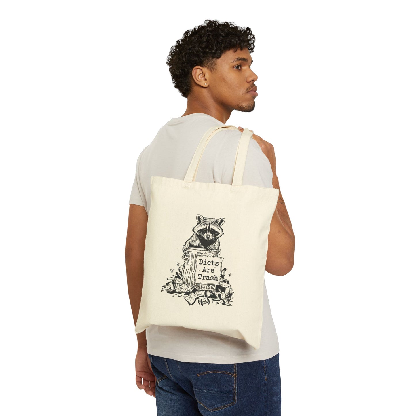 Diets are Trash Tote - Eco-Friendly Cotton Canvas