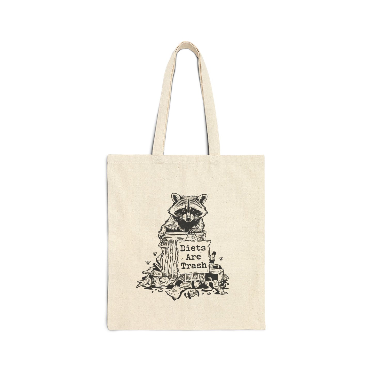 Diets are Trash Tote - Eco-Friendly Cotton Canvas