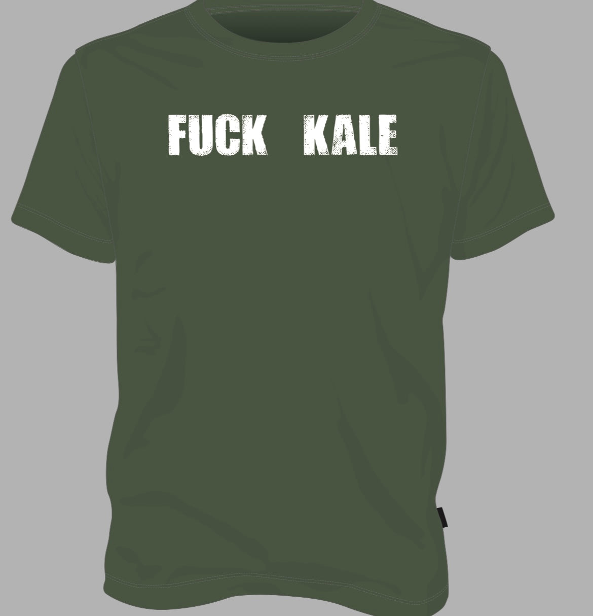 F*ck Kale Short Sleeve Green T-Shirt